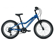 Картинка Детский велосипед FORWARD Twister 20 1.0 2021 (синий/белый)