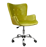 Картинка Кресло AksHome Белла (оливковый велюр)