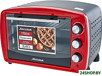 Картинка Электрическая печь АКСИНЬЯ КС-5700 (красный)