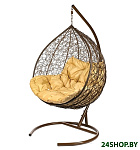 Картинка Подвесное кресло BiGarden Gemini (коричневый/бежевый)