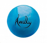 Картинка Мяч для художественной гимнастики Amely AGB-301-15-BL/WH (синий/белый)