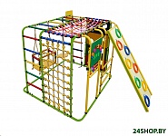 Картинка Детский спортивный комплекс Формула здоровья Кубик У Плюс салатовый-радуга
