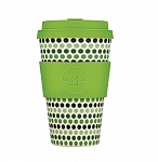 Картинка Термокружка Ecoffee Cup Green Polka 0.40л