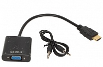 Картинка Кабель-адаптер HDMI (M) - VGA (15F) + audio