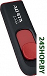 Картинка Флеш-память A-Data C008 Black+Red 64 Гб (AC008-64G-RKD)