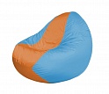 Бескаркасное кресло Flagman Classic К2.1-53 (оранжевый/голубой)