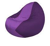Картинка Бескаркасное кресло Flagman Classic К2.1-236 (сиреневый/фиолетовый)