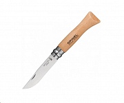 Картинка Нож туристический OPINEL №6 / 123060 (нержавеющая сталь, бук)