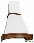 Картинка Кухонная вытяжка Elikor Ротонда 60П-650-П3Л (бежевый/дуб коричневый)