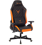 Картинка Кресло Zombie Knight Explore (черный/оранжевый)