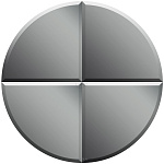 Картинка Dubiel Vitrum Fliza CSF 30x30 зеркало [5905241041100]