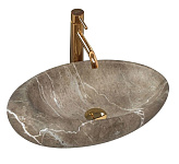 Картинка Умывальник Rea Roxy B Stone (коричневый)