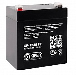 Картинка Аккумулятор для ИБП Kiper GP-1245 F2 (12В/4.5 А·ч)