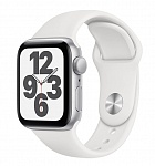 Картинка Умные часы Apple Watch SE 40 мм (алюминий серебристый/белый спортивный)