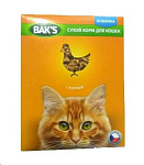 Картинка Сухой корм для кошек Baks с курицей (10 кг)