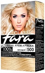 FARA Classic Осветляющий крем для волос, тон 500 Блондор