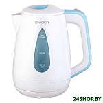 Картинка Чайник Energy E-214 (белый/голубой)