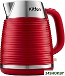 Картинка Электрочайник KITFORT КТ-695-2 (красный)
