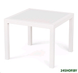 Картинка Стол пластиковый Альтернатива Ротанг-плюс М8693 (белый)