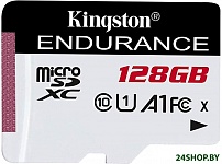 Картинка Карта памяти Kingston High Endurance microSDXC 128GB