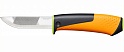 Нож садовый FISKARS 1023619 (черный/оранжевый)