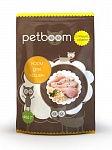 Картинка Сухой корм для кошек PetBoom Для взрослых кошек с птицей и рисом (10 кг)