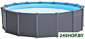 Каркасный бассейн INTEX GRAPHITE GRAY PANEL 26384