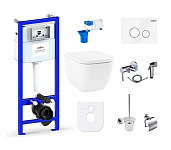 Картинка Унитаз Lavinia Boho Relfix One 10 в 1 98010023 (белое стекло)