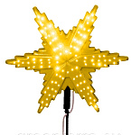 Картинка Украшение елочное Greenterra Звезда 45 см парча (золото)