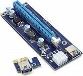 Картинка Переходник Espada Riser card PCI-Ex1 M - PCI-Ex16 F (EPCIeKit)
