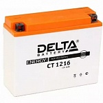 Картинка Мотоциклетный аккумулятор Delta CT 1216 (12V/16Ah)