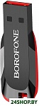 Картинка USB Flash Borofone BUD2 32GB (черный/красный)