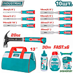 Набор инструментов для деревообработки TOS230906 (10 предметов)