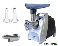 Картинка Мясорубка Аксион М 61.04 (черный/серебристый)