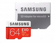 Картинка Карта памяти Samsung EVO Plus 2020 microSDXC 64GB (с адаптером)