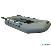 Картинка Надувная лодка Polar Bird Чирок PB- 240 Т СС ПБ104 слань стеклокомпозит (серый)