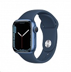 Картинка Умные часы Apple Watch Series 7 41 мм (синий/синий омут спортивный)