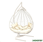 Картинка Подвесное кресло LetoLux Dublin (белый/бежевый)