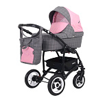 Картинка Детская универсальная коляска Rant Nova 2 в 1 (04, серый/розовый)