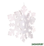 Картинка Подвеска Серпантин Снежинки 20х16х12 см (белый) 196-766
