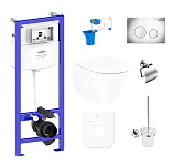 Картинка Унитаз Lavinia Boho Biore Compacto Rimless 7 в 1 87050175 (матовый пластик)