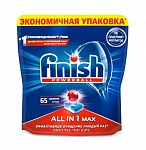 Картинка Таблетки для посудомоечных машин FINISH All in One (упак.:65шт)