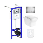 Картинка Унитаз Lavinia Boho Relfix Bristol Rimless 6 в 1 77050194