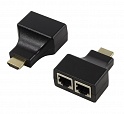 Удлинитель HDMI Extender (HDMI 19M-> 2xRJ45 -> HDMI 19M)
