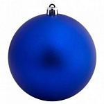 Картинка Елочный матовый шар Greenterra (80 мм, синий)
