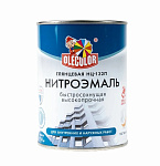 Картинка Эмаль Olecolor НЦ-132П 1.7 кг (белый)