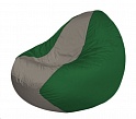 Бескаркасное кресло Flagman Classic К2.1-61 (серый/зеленый)