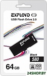 Картинка USB флэш-накопитель EXPLOYD 64GB-580-черный