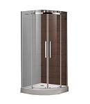 Картинка Душевой уголок Cezares Stylus-O-M-R-2-100-C-Cr