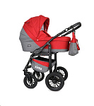 Картинка Детская универсальная коляска Rant Siena 3 в 1 (05, серый/красный)
